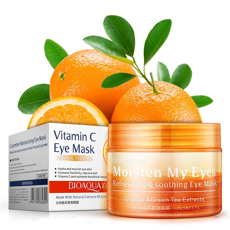 

New Dark Circle Remove Moisturizing Anti-wrinkle Anti-aging With Orange Vitamin C Essence Eye Mask 36 pcs