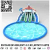 swimming pool slide with air blower,popular outdoor giant water slide,inflatable pool slide