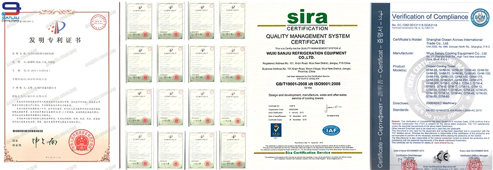 Certificates-sjcooling 