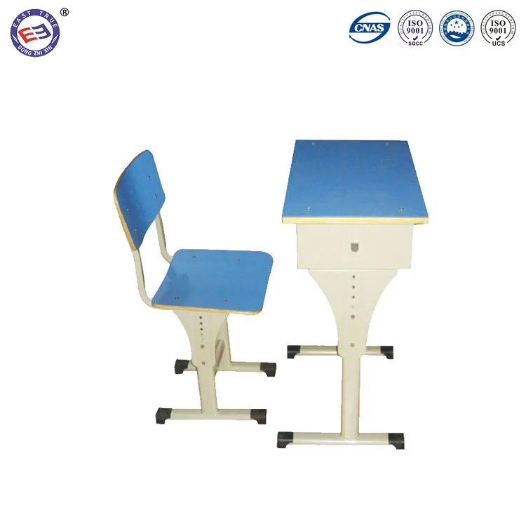 Used School Furniture Classroom Student Desk With Panel Saudi Arabia