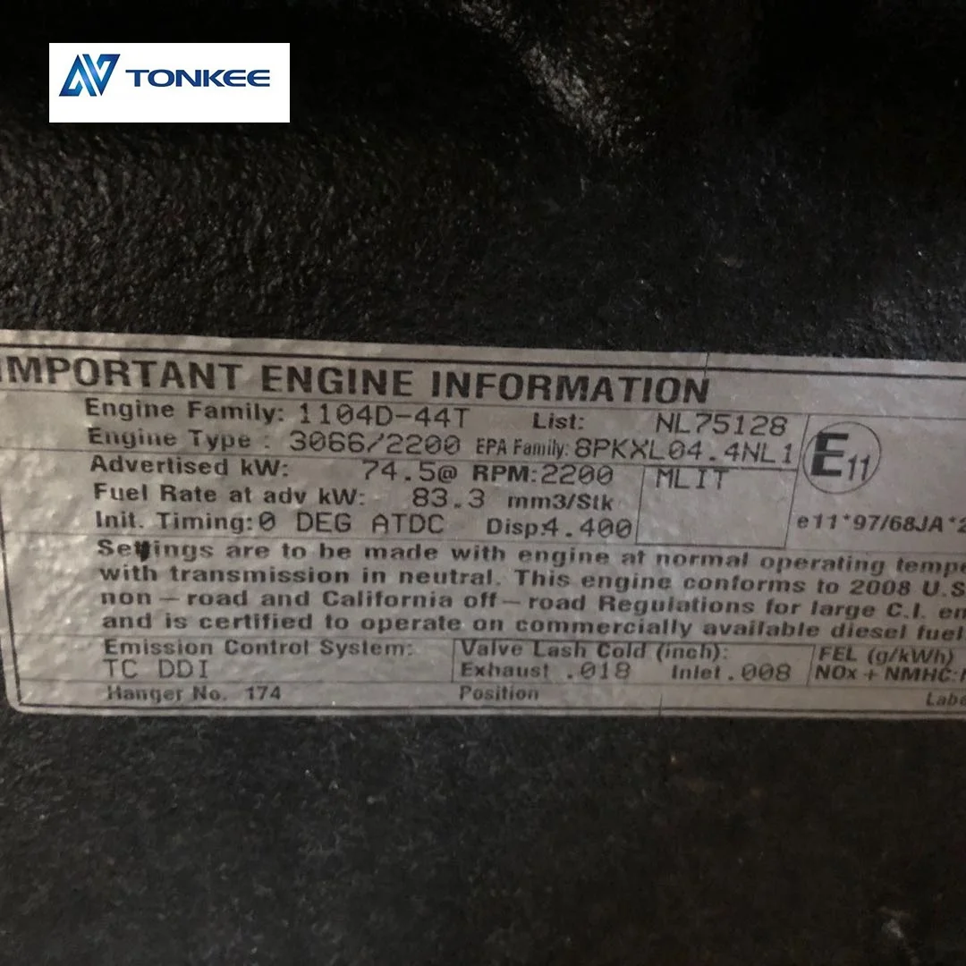 1104D-44T 74.5KW 2200RPM complete engine assy 1104D brand new engine assy6.jpg