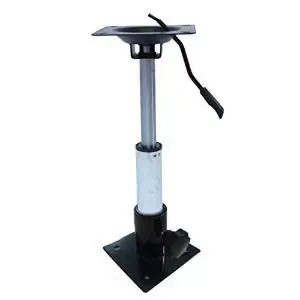 Max Motosports Boat Seat Pedestal Adjustable Height Power with Seat Mount 8.6-10.9