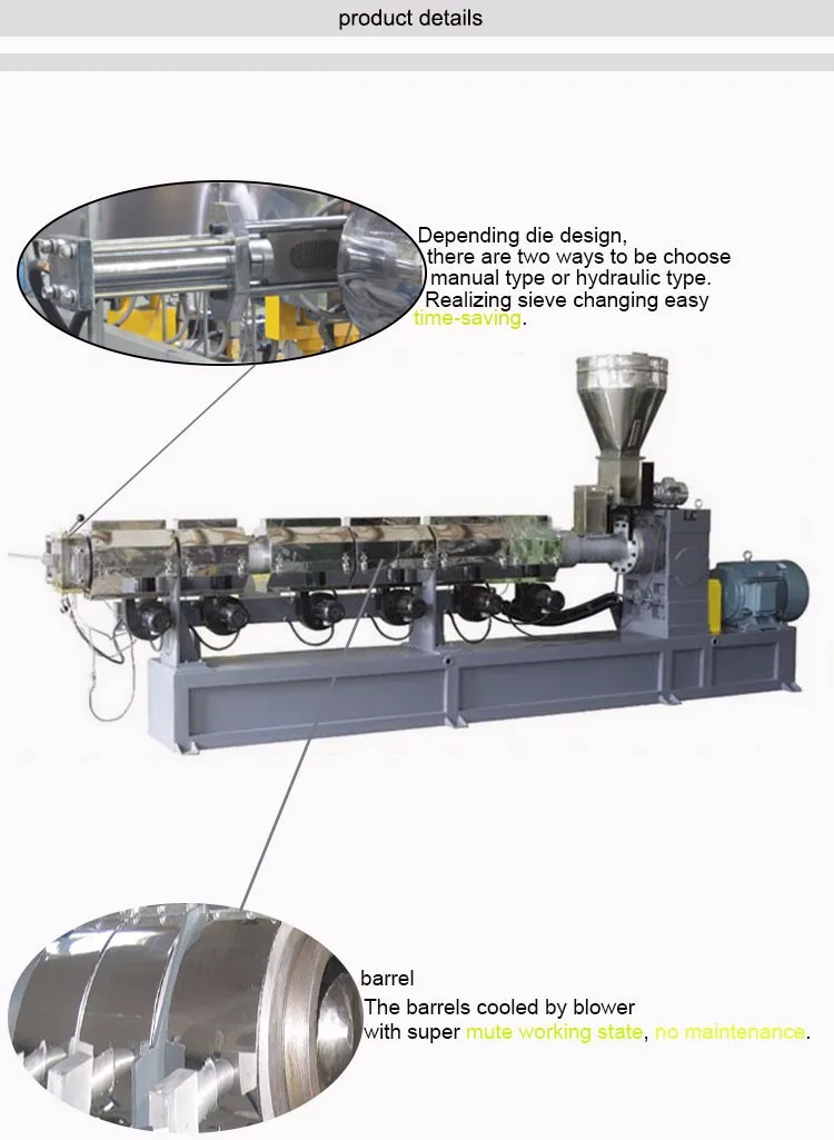 LDPE/HDPE plastic recycling machine single screw extruder granulator machine factory