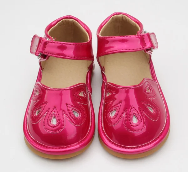 Cute Baby Sandals Shoes Walking Squeaky Shoes Red With Petals Buy