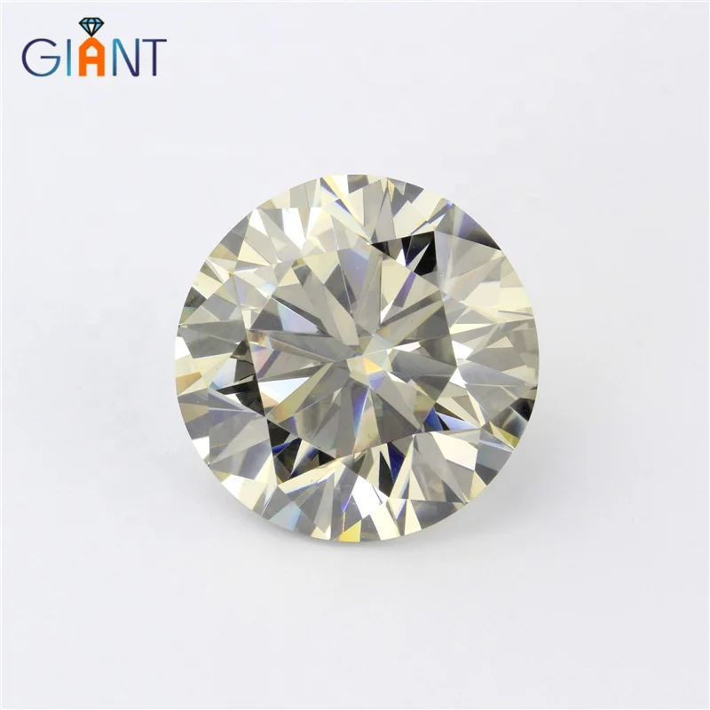 

white moissanite stones round loose moissanite 1.5 Carat