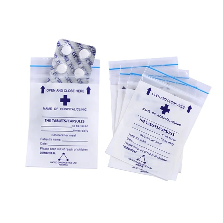 
3 Layer Pe Medical Zipper Seal Biodegradable Biohazard Specimen Bag With Document Pouch 