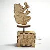 Winnie The Pooh Music Box - Intro Theme -Laser cut and laser engraved wood music box. Perfect gift, memorabilia or collectible