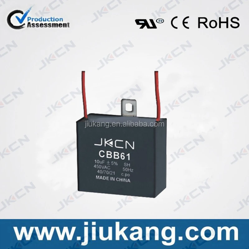 Cbb61 2.5 Uf 250vac Condensador De Ventilador De Techo Motor China Cbb61 Ventilador de techo de motores del ventilador