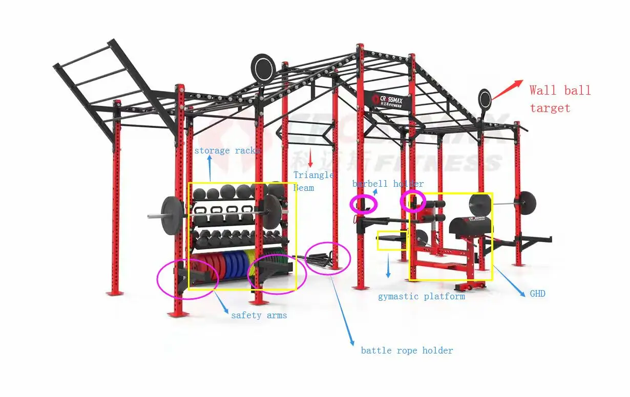Customized Size And Logo Fitness Training Functional Rack Fitness - Buy ...