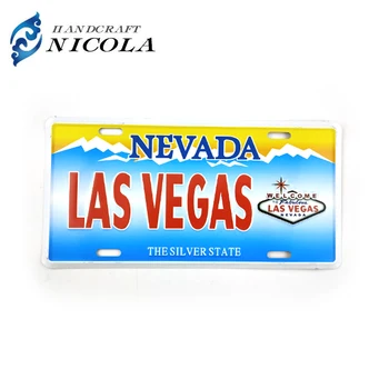 Wholesale Custom Local Embossed Car Logo Decorative License Plate