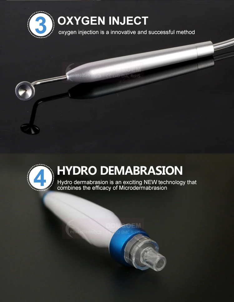 Multifunction Facial skin care hydra beauty Machine/Super aqua dermabrasion hydro water oxygen hydrogen Jet Peel