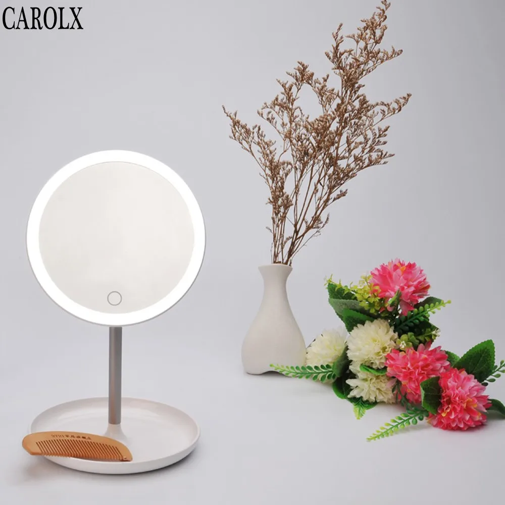 

Countertop Touch Sensor LED Make Up Mirror Light Lamp, White