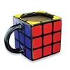 Unique Shape Ceramic Rubiks Cube 3D Coffee Mug Cup