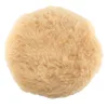 White colour 7 inch car polish wool buff pad manufacturer wholesale