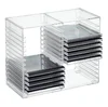 custom clear acrylic CD/DVD display stand lucite DVD display