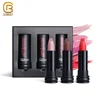 QIBEST Cosmetics Makeup Rose Color Waterproof Mini Matte Lipstick Set