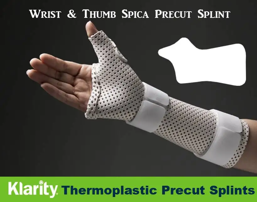 
Precut Thumb Hole Wrist Splints Support 