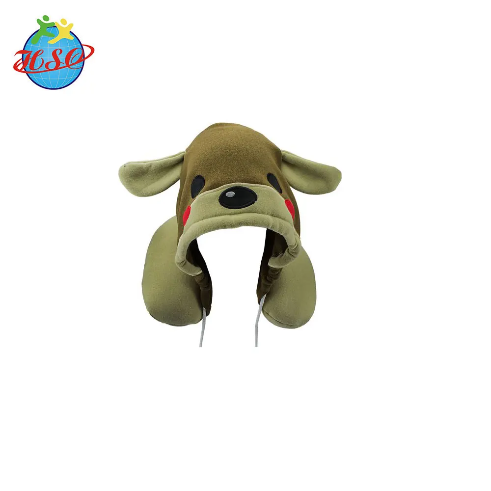 wholesale super soft plush custom u shape travel neck pillow