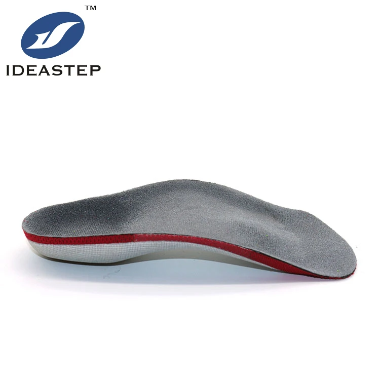 

Casual comfortable arch orthopedic insole, Gray+red