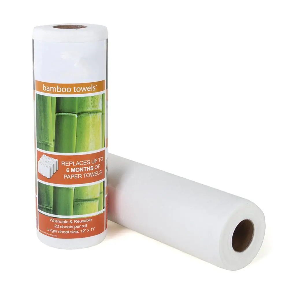 

100% organic bamboo towel 20 sheet rolls 100% Bamboo Fiber Kitchen Cheap Dish Towel