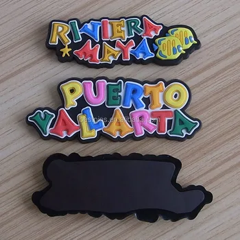 Pvc 3d Puerto Vallarta Mexico Fridge Magnets Wholesale Custom Mexico Home Decorative Lettering Refrigerator Magnet Stickers Buy Custom Mexico