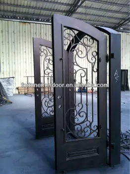 Wrought Iron Door Designs Fancy Exterior Doors Made In China Factory Buy Fancy Exterior Doors Iron Single Door Design Double Door Design Product On