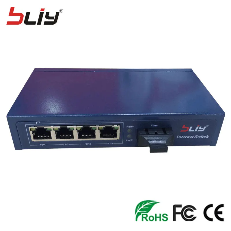 

High Quality 10/100M 4 ports POE switch, Blue