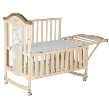 cot with changing table