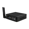 Aluminum Industrial computador Fanless miniPc oem 4 RJ45 port Desktop computer