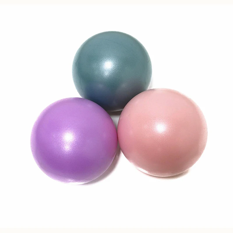 

15cm mini kids yoga ball PVC Pilates small balance ball custom printed thickening matte aids ball for fitness and yoga, Blue, purple, pink