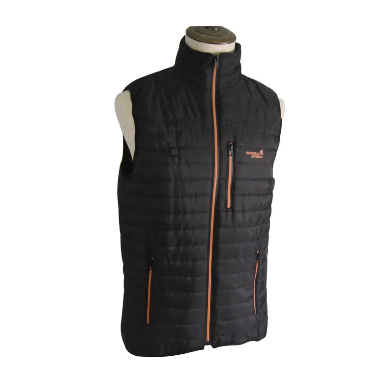 

Electronic Heated Winter Jacket Outdoor Thermal Warm Underwear Polyester For Men and Women Heated Warm Clothes, Black