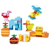 Kids diy assemble STEM easy animal building blocks toy 75 PCS
