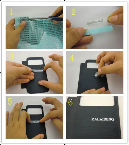 3M glue electroplate glossy metal nickel sticker