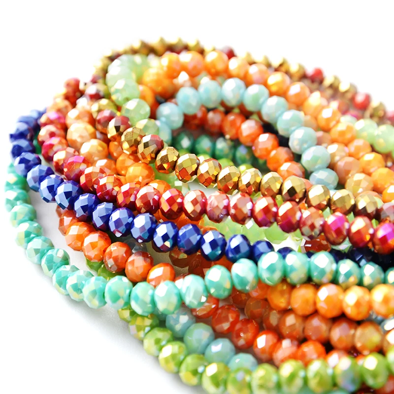 free shipping Wholesale Crystal Beads,Faceted Crystal Rondelle Beads, More than 100 kinds