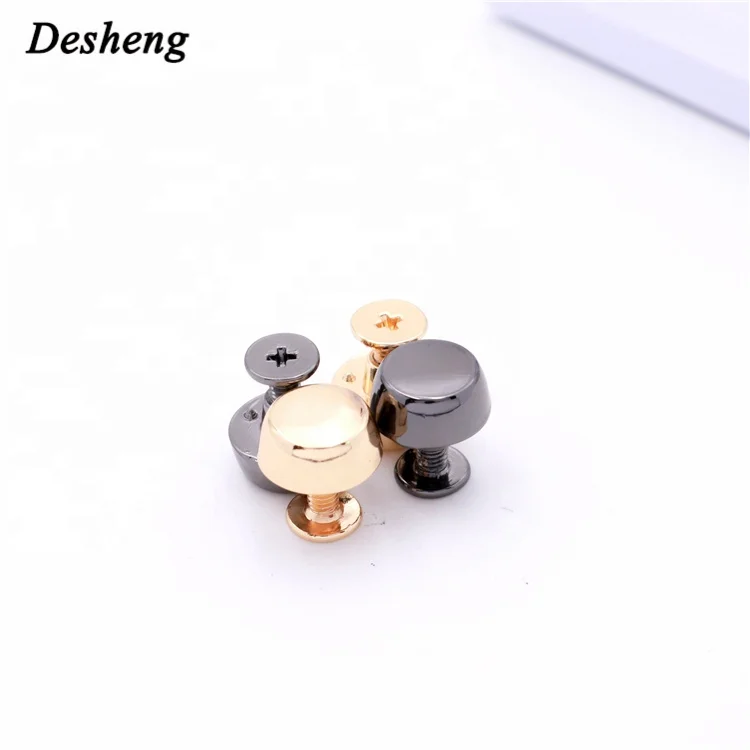 

leather bag bottom screw revit protector bag metal screw stand spike