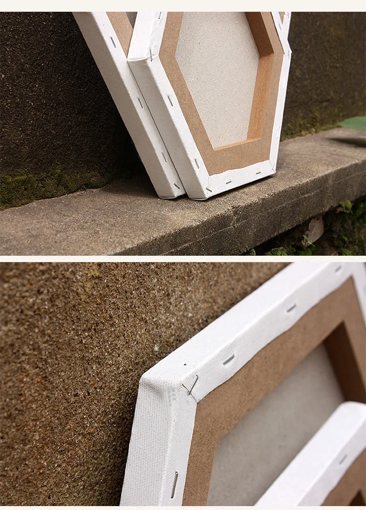 Triple Primed Linen Blend Slim Profile Hexagon Shape Wholesale