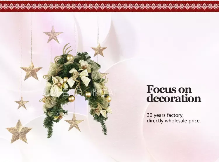 Guangzhou factory wholesale artificial christmas preserved boxwood wreath