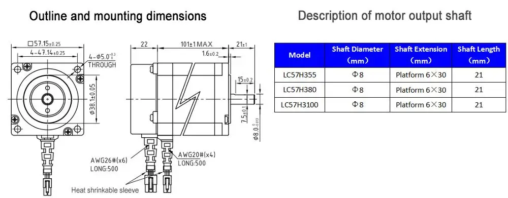 3ph nema23 step motor size.jpg