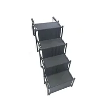 

Dog Car Step Stairs Foldable Metal Frame Folding Pet Ramp foldable pet stairs dog steps