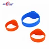 Fudan F08 RFID Design Your Own Silicone Wristbands/HF 13.56Mhz Passive RFID Rubber Wristbands by China Best Producer