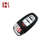 High quality wholesale 4 button smart remote control key for Audi Q5,A4L,A6L (868MHZ) HU66 0210098-2
