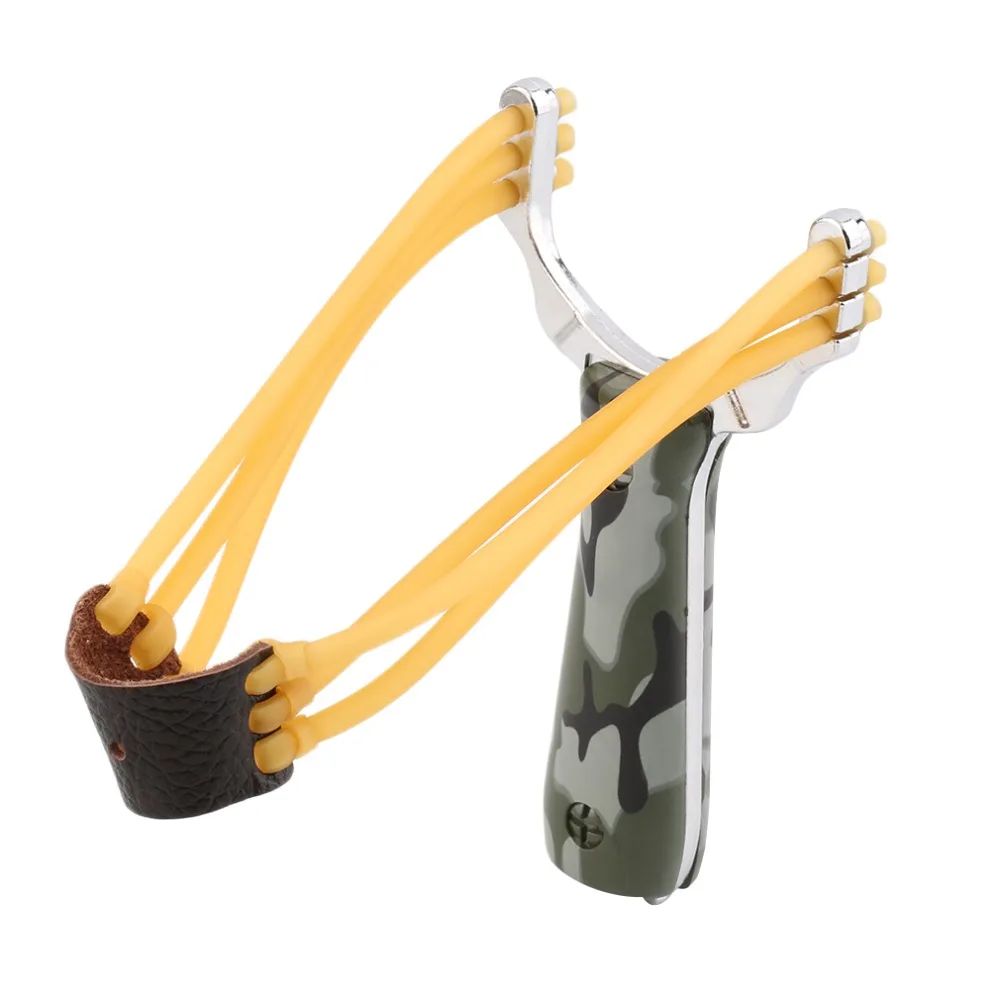 

Powerful Slingshot Sling Shot Aluminium Alloy Bow Catapult Outdoor Game Hunting Camouflage Slingshot Hunt Tool Accessories, N/a