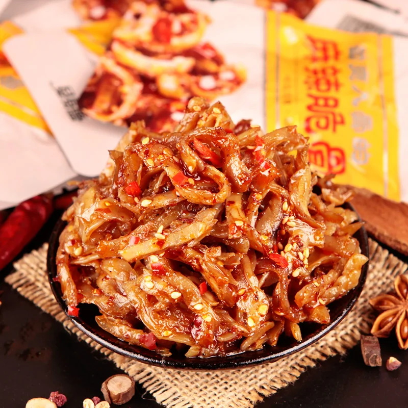 
ShuDaoXiang 108g Per Bag 170Bags Per Carton Mala Cuigu Chinese Spicy Snack Pig Cartilage 