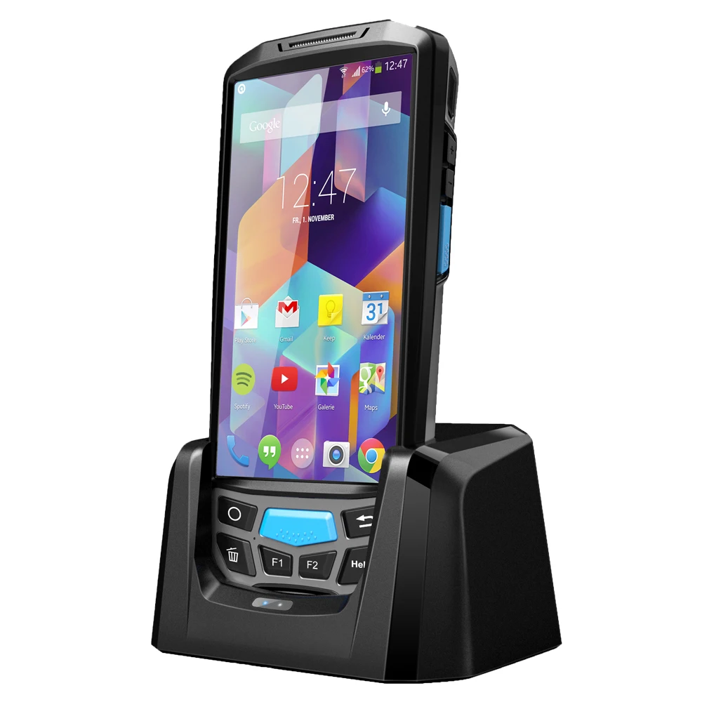 

Industrial Rugged Android 7.0 PDA barcode scanner rfid data collection portable data capture unit entry terminal barcode scanner