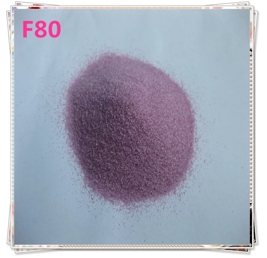 Blasting grade chrome corundum/pink fused alumina/pink corundum grains 12#-220# to sale