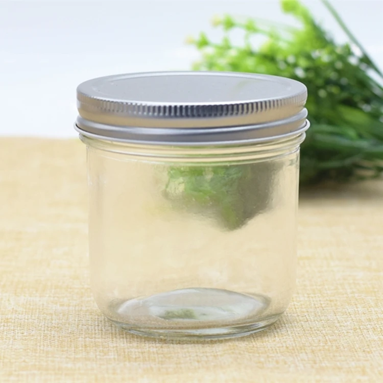 glass spice jars with metal lids