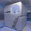 2016 technical neat design double bed comfortable soundproof capsule bed with eco-friendly fire resistant ABS