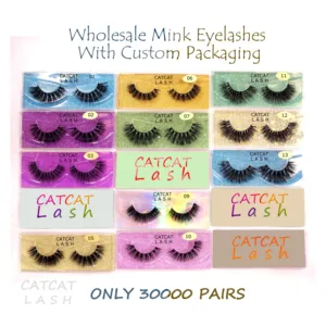 Wholesale Mink Eyelashes Factory Price Wholesale Mink False Eyelashes For Only 30,000 pairs