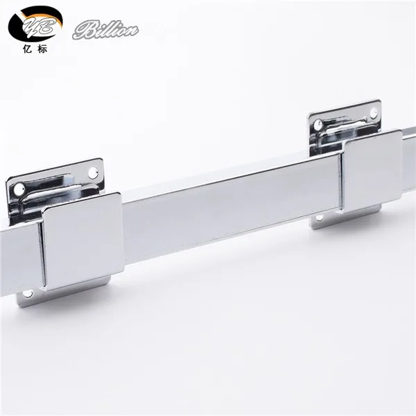 Wall Mounting Metal Square Tube Brackets Holder Pipe Connectors Support