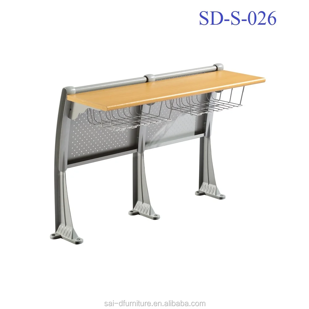 
SD-S-026 Folding University Furniture School Student Desk And Chair Set Combination For Sale 